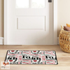 Non Skid Washable Fabric Printable Door Rugs Kitchen Mat Designer Waterproof Doormat